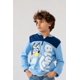 thumbnail image 3 of Sudadera con capucha Bluey Big Boys, forro polar con media cremallera, 10-12 años, azul, 3 of 7