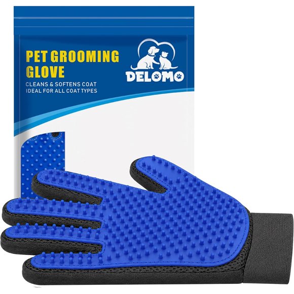 Guante de grooming DELOMO con 255 puntas de silicona