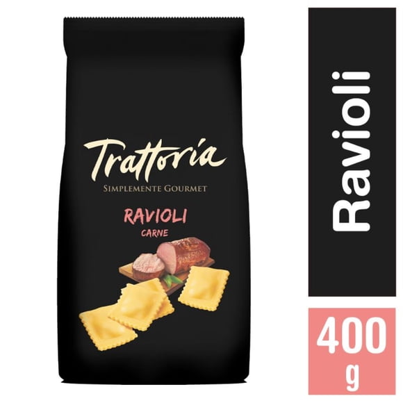 Fideo Pasta Ravioli Carne Bolsa, 400 g