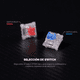 thumbnail image 3 of Teclado Gamer Mecánico Fantech MK875V2 ATOM81 SkyBlue Switch Red, 3 of 6