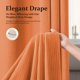thumbnail image 4 of Cortina de ducha Dynamene 183x213 cm Naranja quemado estilo waffle, 4 of 9