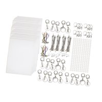 Bothyi - 20 Piezas Materiales De Lámina Encogible Para El Calor Para El Collar De Cumpleaños Día Del Padre