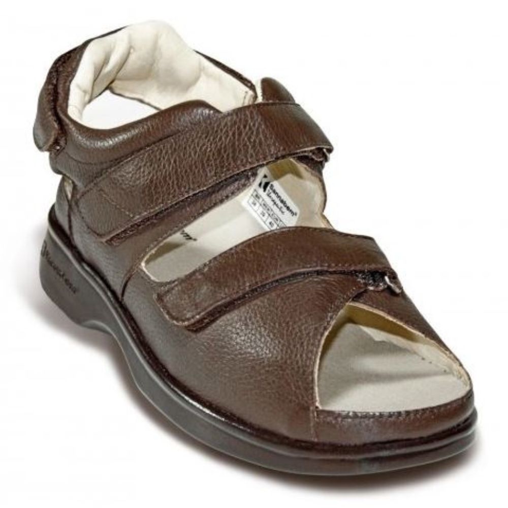 Sandalia Para Diabetico -Color Marron-Talla 42-Blunding