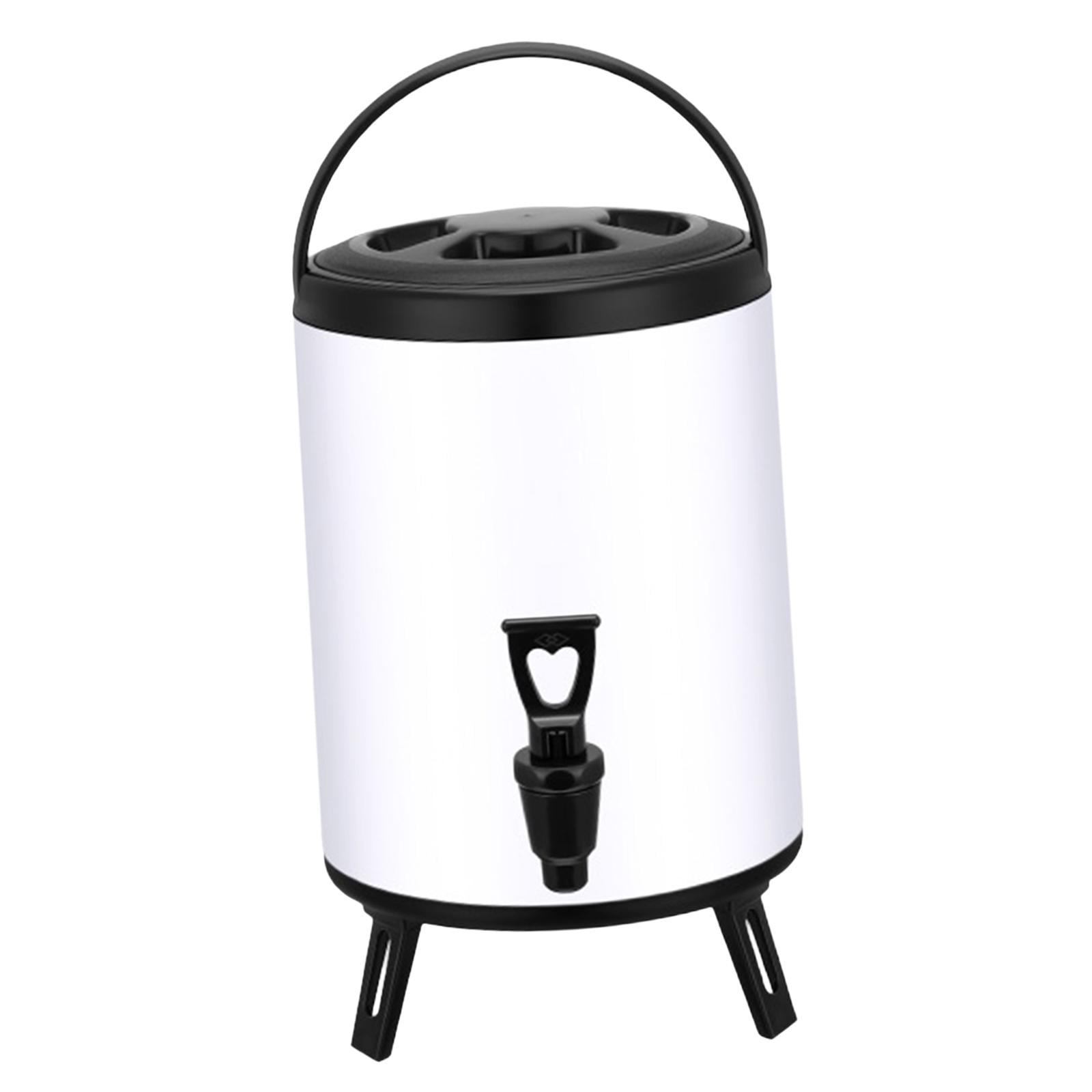 Magideal - Contenedor De Bebidas Con Barril De Té Aislado, Balde De Té Con Leche Aislante, Dispensador De Bebidas Para Reuniones Familiares Comerciales Y Fiestas 6 Litros