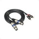 thumbnail image 1 of 1.5m Cable Audio Profesional Djs 2 Xlr Plug A 2 Rca, 1 of 4