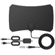 thumbnail image 1 of Antena de TV Antena digital HDTV Antena interior Amplificador HDTV Antena de TV superplana para DVB-T DVB-T2 DTMB ATSC/ DMB-T/ ISDB-T/ Admite canales gratuitos 4K HD/1080p, etc., 1 of 8