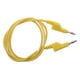 thumbnail image 5 of Cable De Prueba De Conector Banana De Silicona, 1 M, 4 Mm, Para Multímetro, Pinza De Cocodrilo, Color Amarillo Claro, 5 of 5