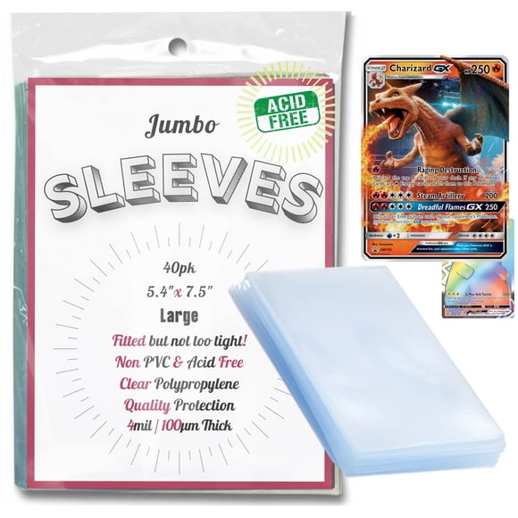 Fundas para cartas Doubled Up Jumbo (40 pzas) 5.4 x 7.5 cm