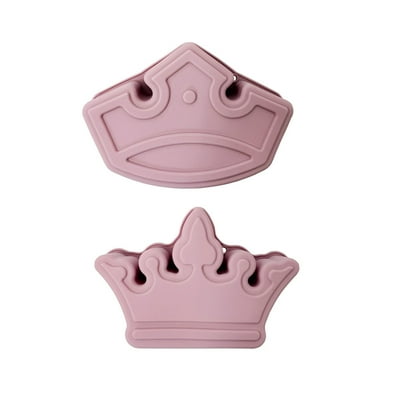 Molde 2 Piezas Silicona Rosa  Disney