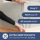 thumbnail image 3 of Juego de sábanas CGK Unlimited Extra Deep Queen de 6 piezas, color beige, 3 of 8