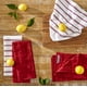 thumbnail image 2 of Juego de toallas de cocina KitchenAid Albany, paquete de 4 unidades, rojo y blanco, 2 of 3