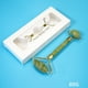 thumbnail image 2 of Natural Jade Stone Gouache Scraper Face Roller Gua Sha Massager For Face Body Massage Set Anti-Wrinkle Beauty Relaxation Tool, 2 of 3
