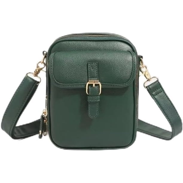 Bolso bandolera mujer antirrobo hombro ranuras tarjetas correa ajustable hombro