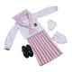thumbnail image 2 of Figura A Escala 1/6, Conjunto De Uniforme Escolar Para Mu?ecas, Cuerpo De Figuras De Acción De 12 Pulgadas, Color Rosa, 2 of 5