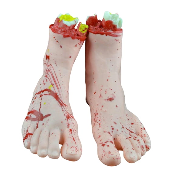 Accesorios s para manos y pies de Halloween, accesorios para fiestas de broma, partes del cuerpo de Halloween, accesorios para pies de manos , Color de la piel de Color de la piel de los pies