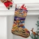 thumbnail image 2 of Calcetín de Navidad Desmarcar La Leyenda de los Tres Caballeros 45cm x 32cm, 2 of 5