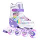 thumbnail image 1 of Patines En Linea Roller Niñas Ajustable Arcoiris Ruedas Led, 1 of 8