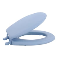 Asiento De Inodoro Achim Fantasia, Vinilo Blando, 43 Cm, Color Azul Claro