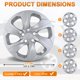 thumbnail image 2 of Tapacubos Nilight de 17 pulgadas para Toyota RAV4 2019‑2025 (juego de 4), 2 of 8