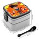 thumbnail image 2 of Dragon Ball Fiambrera de Doble Capa, Contenedor de Almuerzo Portátil Apilable, Almacenamiento de Alimentos Hermético a Prueba de Fugas, 1000ml, 2 of 6
