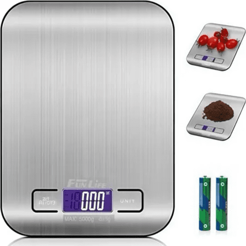 Genérico - Báscula Gramera Digital Cocina 5kg Acero Inoxidable