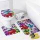 thumbnail image 4 of Among Us theme 4 piece Shower Curtain Set With Rugs Waterproof Bathroom Decor Set Includes Bath Mat U shaped Rug Toilet Lid Cover And Curtain With Hooks, 4 of 6