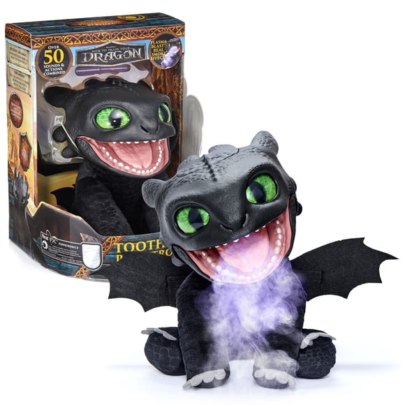 Figura Interactiva Dragon Chimuelo Con Efectos Reales / Humo