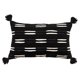 thumbnail image 1 of Funda De Almohada Tejida Con Borlas, Funda De Almohada Elegante, Decoración De Sofá De Algodón, Rectángulo Negro, 1 of 5