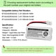 thumbnail image 3 of Paquete de baterías para teléfono inalámbrico iMAH Ryme B1-5 BT162342 2.4V 300mAh, 3 of 5