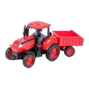 Magideal - Camión De Juguete Tractor, Vehículo De Ingeniería, Automóvil De Fricción Por Inercia, Maquinaria Agrícola, Vehículo Agrícola De Juguete Para Niños De Transportador