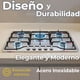 thumbnail image 2 of Cocina Encimera Gas Licuado 5 Platos Acero Inoxidable, 2 of 10