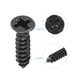 thumbnail image 3 of Uxcell M3 x 12mm Tornillos para Madera Acero al Carbono Óxido Negro Negro Paquete de 200, 3 of 5