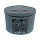 thumbnail image 4 of Caja De Almacenamiento Para Sombreros, Caja De Almacenamiento Apilable Para Sombreros, Para Armario, Ropa, Almacenamiento De Juguetes, Gris Grande, 4 of 5