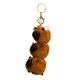 thumbnail image 3 of Capybara Plush Keychain Soft Keyring Charm Para Niños Adultos Hoilday Gifts Style C, 3 of 5