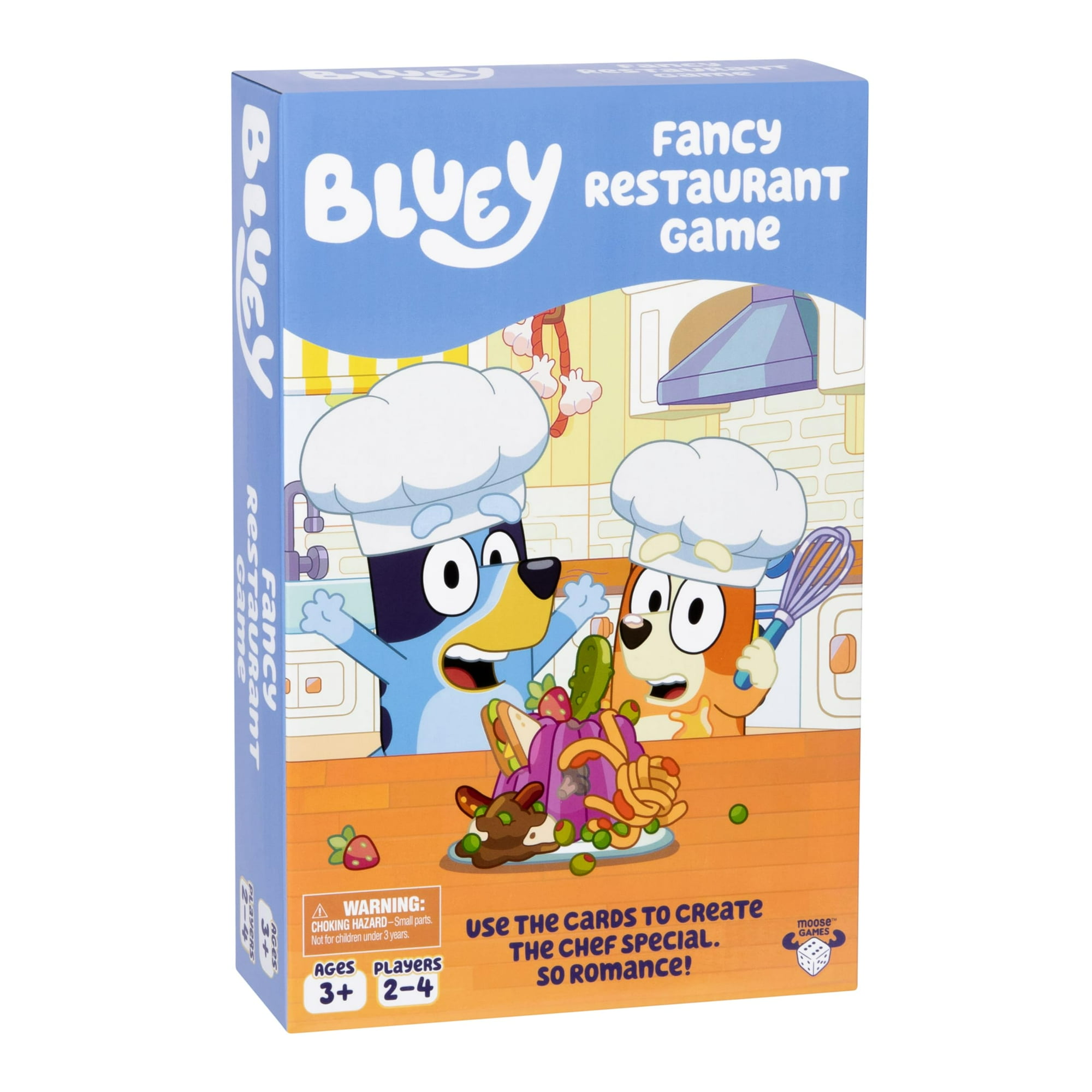 Juego Bluey Fancy Restaurant Únete A Bingo Match Food Para Mayores De 3 Años