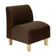 thumbnail image 2 of Set Poltrona Soft 1C Felpa 05 Chocolate, 2 of 5