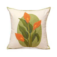 Genérico - Fundas De Cojines Bordadas A Elección 45X45 Diseño 57 Color Blanco