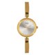 thumbnail image 1 of Reloj Titan Raga Viva de cuarzo con correa metálica dorada, 1 of 4