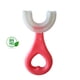 thumbnail image 2 of Cepillo De Dientes Para Niños De Silicona MEDIA LUNA - Rosa, 2 of 2