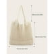 thumbnail image 2 of Bolsas De Playa Grandes Para Mujer, Bolsas De Hombro De Punto, Bolsa De Mano Estética Para Playa, Bolsa De Ganchillo, 2 of 7