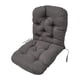 thumbnail image 4 of Cojín Para Respaldo De Asiento Al Aire Libre, Cojín Para Silla Mecedora De Temporada Para Primavera Y Verano, Gris Oscuro, 4 of 5