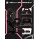 thumbnail image 4 of Silla Gamer Hell Castle Reclinable Con Cojin Lumbar Negro Con Rosa Cuero Sintético, 4 of 6