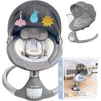 Jool Baby Products - Swing Infantil Jool Baby Nova Electric Con Bluetooth Music Grey