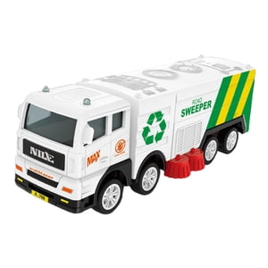Magideal - Camión De Basura, Camión De Juguete, Modelo De Coche, Simulación De Vehículo Extraíble, Vehículos De Basura, Juguete Para Niños, Regalo De Cumpleaños Camión Barredor