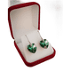 thumbnail image 1 of Aro Mujer Plata 925 Cristal Swarovski Apegado Emerald #12, 1 of 3