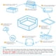 thumbnail image 3 of [VIDEO+New]129.5" Minimalist Style Modular Sectional Sofa,6 Seat Wrinkle-resistant Chenille Couch Set,2 PC Free Combination,Modern L-Shaped Cloud Sofa Set for Living Room,No Assembly Require,3 Colors, 3 of 3