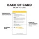 thumbnail image 3 of Cartas de entrenamiento sin dolor Fitness con banda de resistencia 3 x 5", 3 of 9