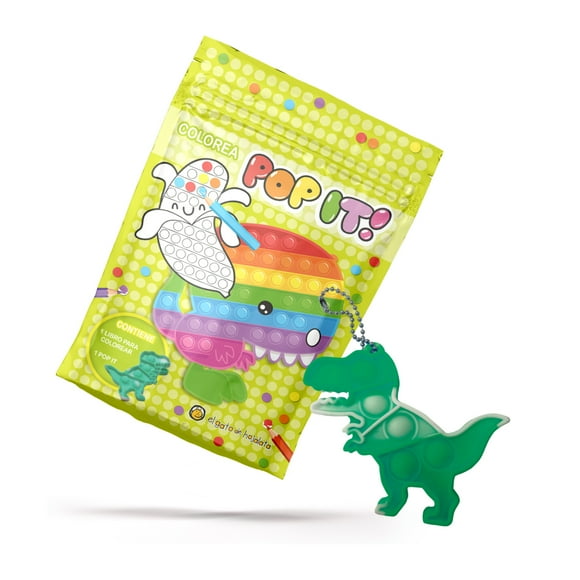 Libro Dinosaurios-Pop It Pack