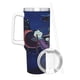 thumbnail image 3 of Pato Darkwing Vaso aislado de acero inoxidable con asa, diseño temático, regalo para familia, amigos y fans; incluye pajita y encaja en el portavasos estándar, 40 oz, 3 of 6