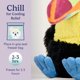 thumbnail image 5 of Peluche de peluche Warmies Toucan con peso de 33 cm, 5 of 6
